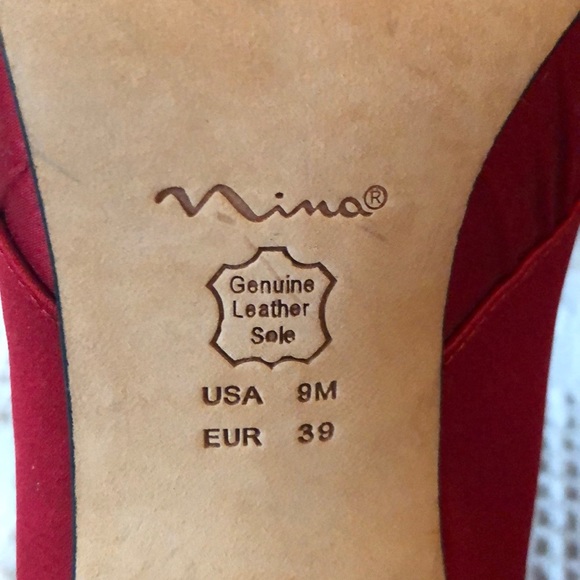 Nina Peep Toe Heels - Picture 7 of 8